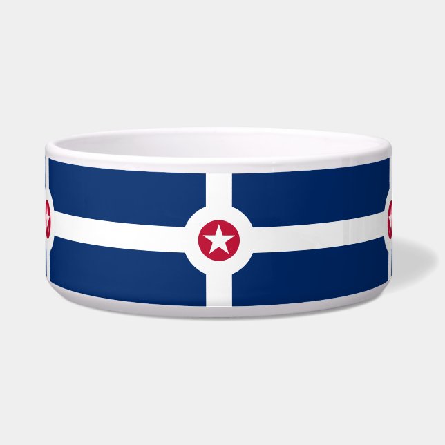 Comedero Bandera de Indianápolis, Indiana (Frente)