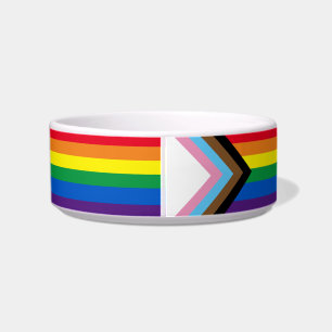 Comedero Bandera de la diversidad gay inclusiva arco iris L