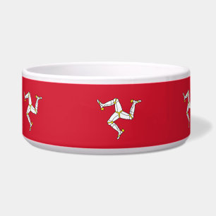Comedero Bandera de la Isla de Man Pet Bowl