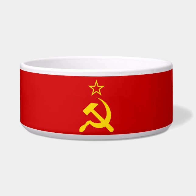 Comedero Bandera de la URSS - Bandera de la Unión Soviética (Frente)