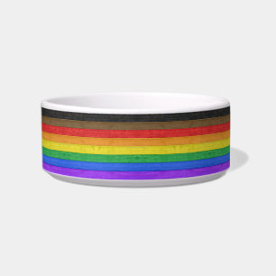 Comedero Bandera de orgullo gay inclusiva de SlipperyJoe's