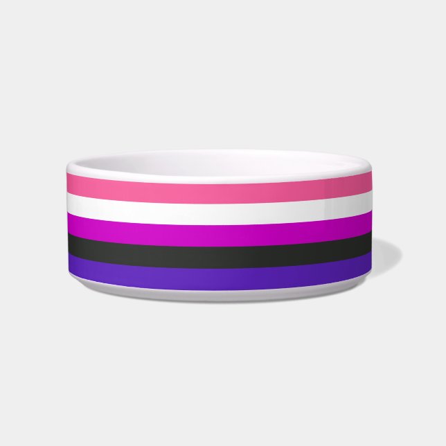 Comedero Bandera de orgullo genderfluid (Frente)