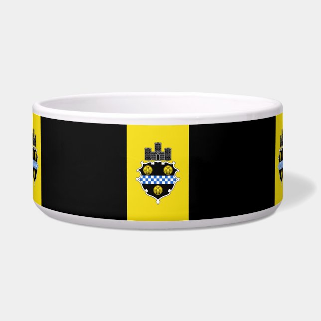 Comedero Bandera de Pittsburgh, Pennsylvania (Frente)