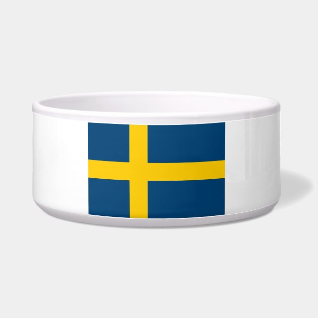 Comedero Bandera de Suecia (Frente)
