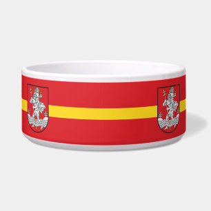 Comedero Bandera de Vilnius, tazón de Lituania