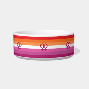 Comedero Bandera del Orgullo Lesbiana WLW