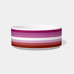 Comedero bandera del orgullo lésbico femenino SlipperyJoe's