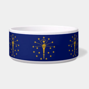 Comedero Bandera estatal de Indiana