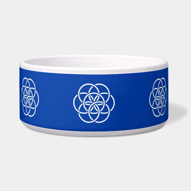 Comedero Bandera internacional del planeta Tierra (Frente)