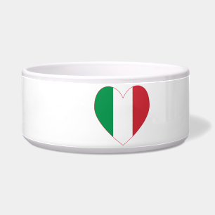 Comedero Bandera italiana del corazón