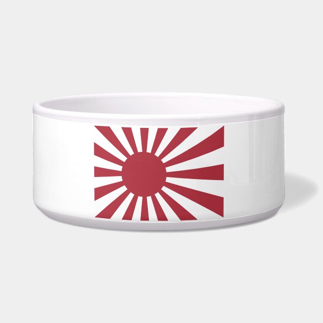 Comedero Bandera solar imperial en ascenso de Japón, Edo a  (Frente)