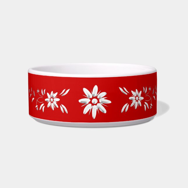 Comedero Bandera y edelweiss de Suiza (Derecha)