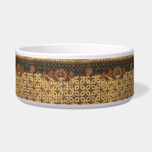 Comedero Batik Earthy Grano de Café Elegante Rústico Áspero