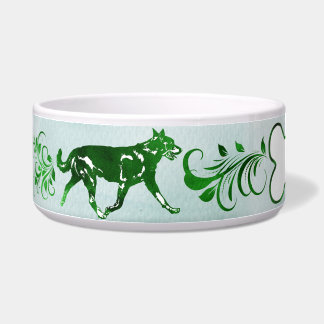 Comedero Beauceron entonado verde Gaiting añade un nombre