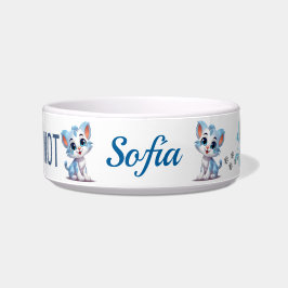 Comedero BEBER o no gato Pescado del ratón personalizado