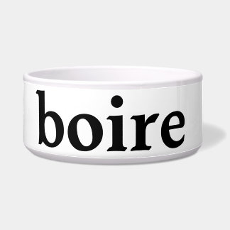 Comedero bebida en francés