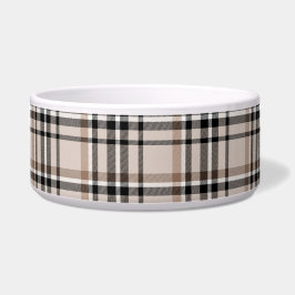 Comedero Beige Plaid