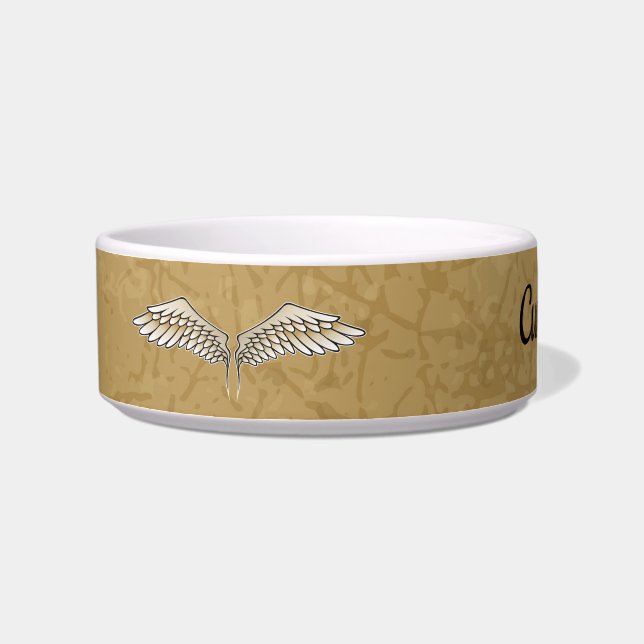 Comedero Beige Wings Bowl (Izquierda)