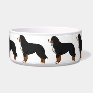 Comedero Bernese Mountain Dog Ceramic Dog Bowl