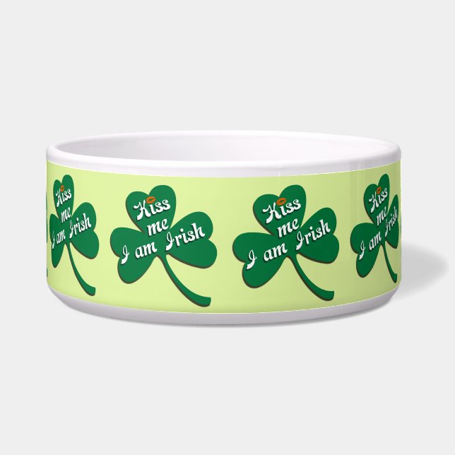 Comedero Bésame soy irlandés (Frente)