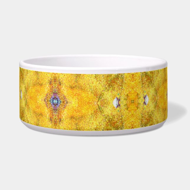 Comedero Bestia Azul Corriendo Amarillo (Frente)