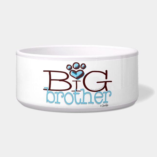 Comedero Big Brother Paw Print Pet Bowl (Frente)