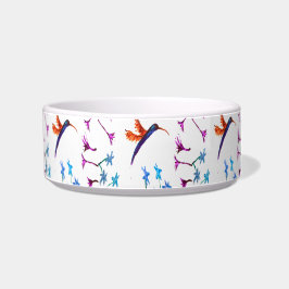 Comedero Bird Art Floral Hummingbird
