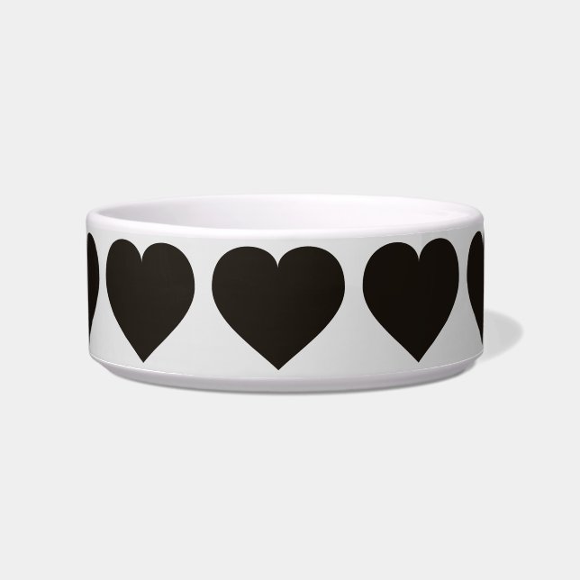 Comedero Black Hearts Bowl (Frente)