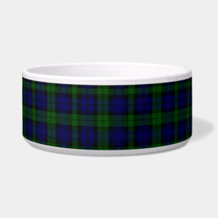 Comedero Black Watch Tartan Blue Green Plage