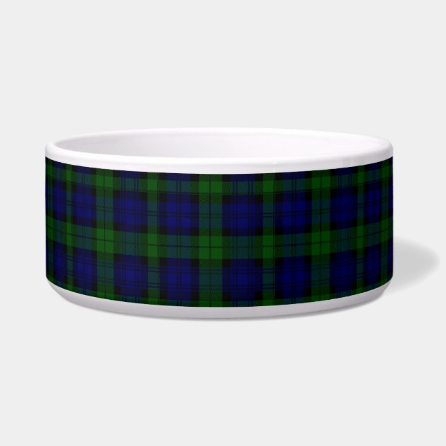 Comedero Black Watch Tartan Blue Green Plage (Frente)