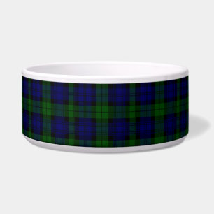 Comedero Black Watch Tartan Blue Green Plage