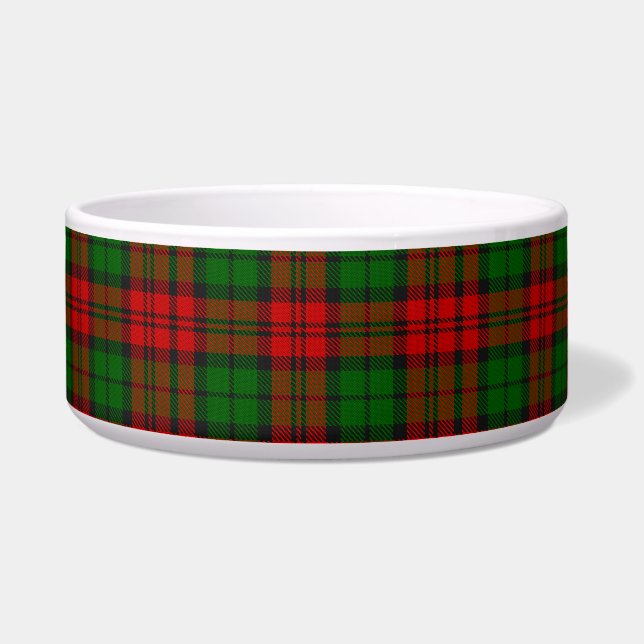 Comedero Blackwatch Campbell Tartan Red Green Plate (Frente)
