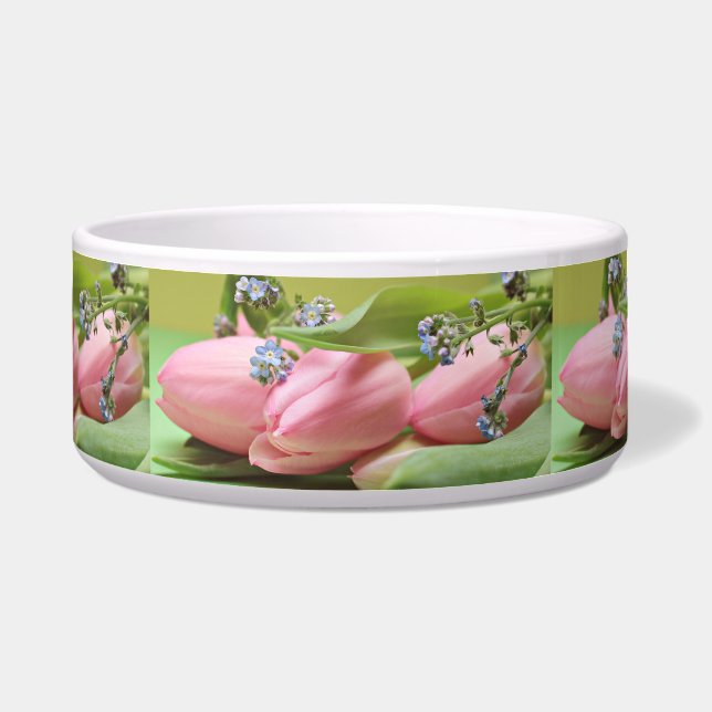 Comedero Blossoms Tulipanes Bienvenidos Destino De Casa (Frente)