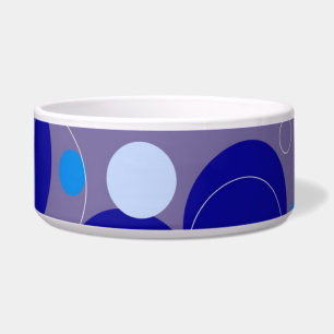 Comedero Blue Circles Pet Bowl