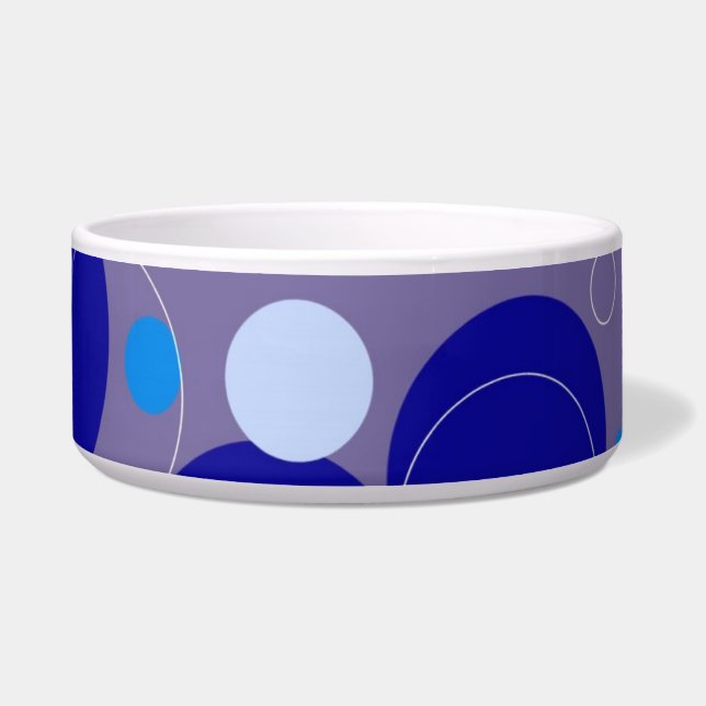 Comedero Blue Circles Pet Bowl (Frente)