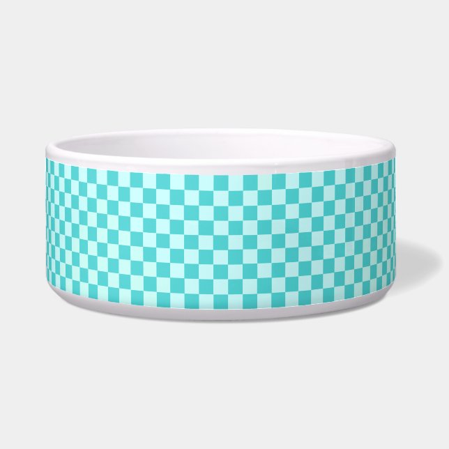 Comedero Blue Combination Classic Checkerboard de STaylor (Frente)