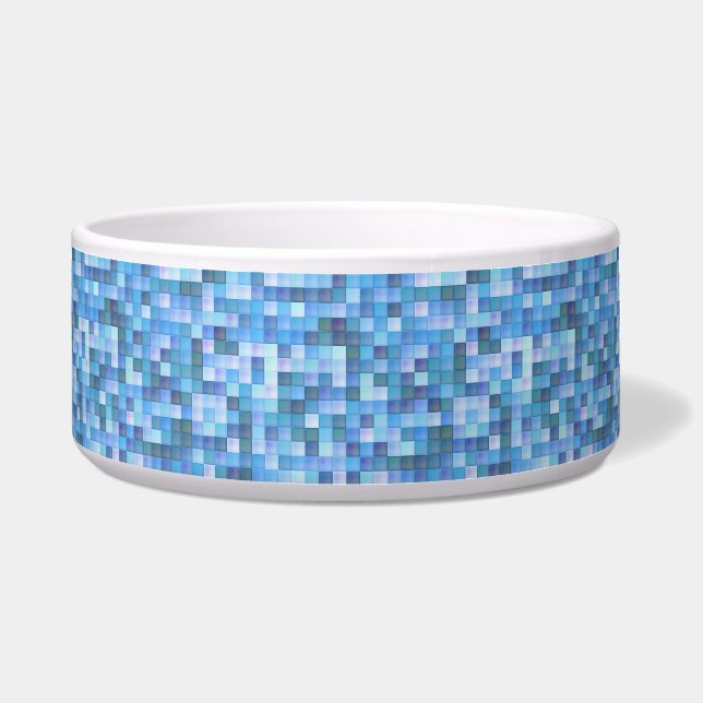 Comedero Blue Mosaic Pet Bowl (Frente)