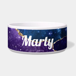 Comedero Blue Purple and Gold Agate