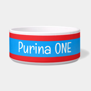 Comedero Blue Sky Pet Bowl con PURINA ONE Textos