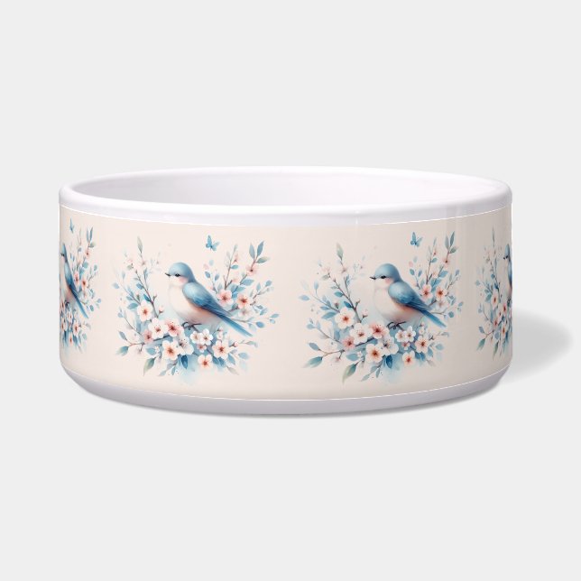 Comedero Bluebird Blossom Watercolor Serenity (Frente)