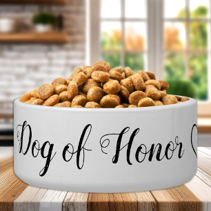 Comedero Boda de Mascota personalizada Dog of Honor