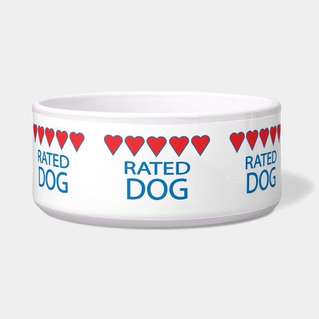 Comedero Bola de perro de cinco corazones (Frente)