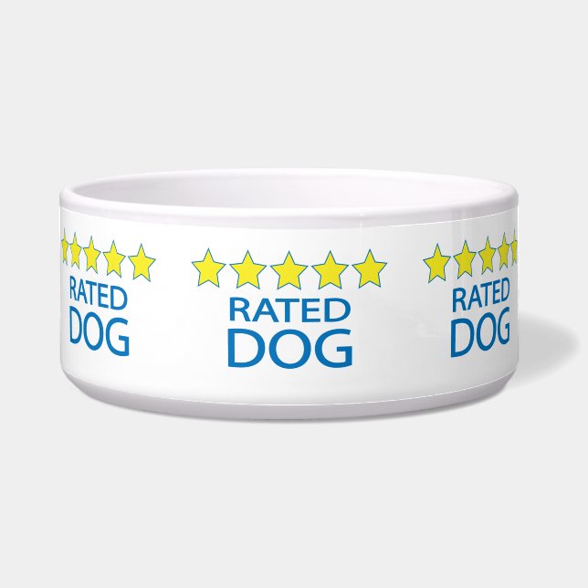 Comedero Bola de perro de cinco estrellas (Frente)