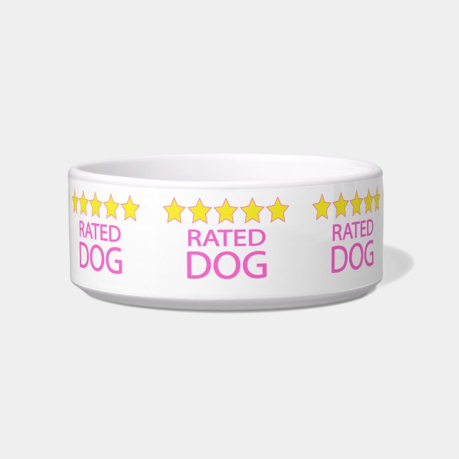 Comedero Bola de perro de cinco estrellas (Frente)