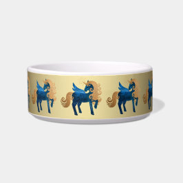 Comedero Bolera de alimentación para Mascotas de Navy Gold