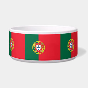 Comedero Bolera de animales de compañía con bandera portugu