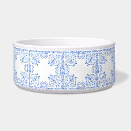 Comedero Boliche azul y blanco