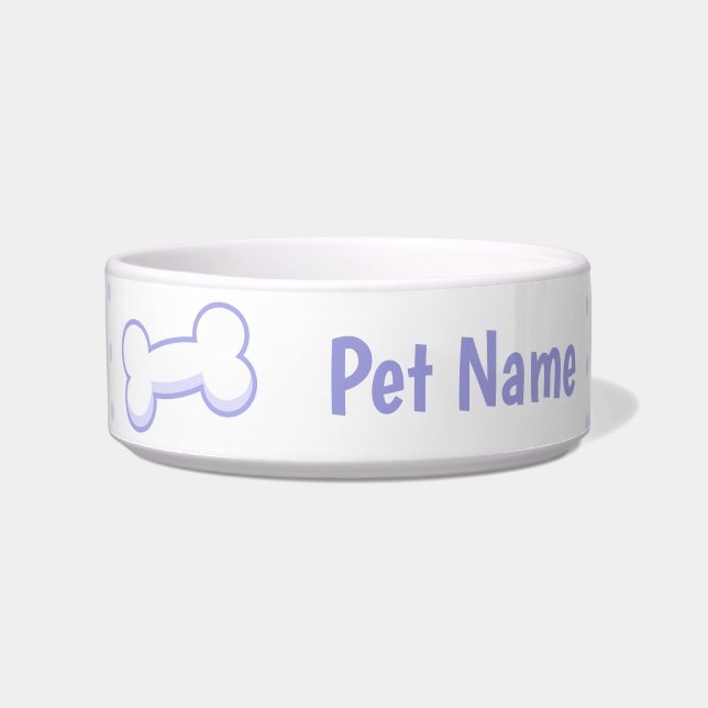 Comedero Bone l Tazón de mascotas personalizado (Frente)