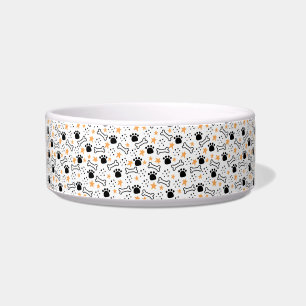Comedero Bones, estrellas y tazas