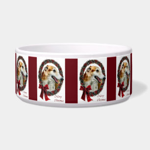 Comedero Borzoi Merry Christmas